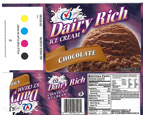 Ice Cream Specialties Issues Allergy Alert On Undeclared Peanut Allergen In Dairy Rich Chocolate Ice Cream